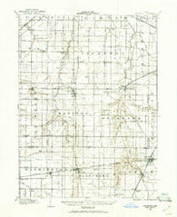 Arlington Ohio Historical topographic map, 1:62500 scale, 15 X 15 Minute, Year 1905