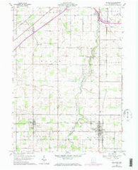 Arlington Ohio Historical topographic map, 1:24000 scale, 7.5 X 7.5 Minute, Year 1960
