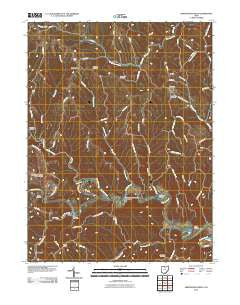 Armstrongs Mills Ohio Historical topographic map, 1:24000 scale, 7.5 X 7.5 Minute, Year 2010