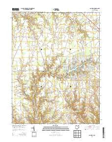 Ash Ridge Ohio Historical topographic map, 1:24000 scale, 7.5 X 7.5 Minute, Year 2013