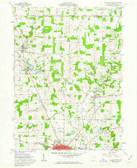 Ashland North Ohio Historical topographic map, 1:24000 scale, 7.5 X 7.5 Minute, Year 1961