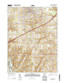 Ashland South Ohio Historical topographic map, 1:24000 scale, 7.5 X 7.5 Minute, Year 2013