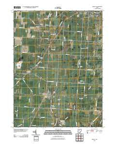 Ashley Ohio Historical topographic map, 1:24000 scale, 7.5 X 7.5 Minute, Year 2010