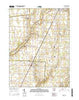 Ashley Ohio Current topographic map, 1:24000 scale, 7.5 X 7.5 Minute, Year 2016