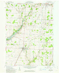 Ashley Ohio Historical topographic map, 1:24000 scale, 7.5 X 7.5 Minute, Year 1961