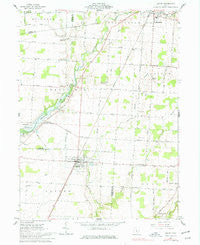 Ashley Ohio Historical topographic map, 1:24000 scale, 7.5 X 7.5 Minute, Year 1961