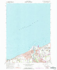 Ashtabula North Ohio Historical topographic map, 1:24000 scale, 7.5 X 7.5 Minute, Year 1960