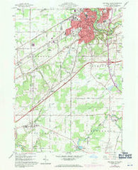 Ashtabula South Ohio Historical topographic map, 1:24000 scale, 7.5 X 7.5 Minute, Year 1960