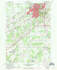 Ashtabula South Ohio Historical topographic map, 1:24000 scale, 7.5 X 7.5 Minute, Year 1960