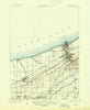 Ashtabula Ohio Historical topographic map, 1:62500 scale, 15 X 15 Minute, Year 1905