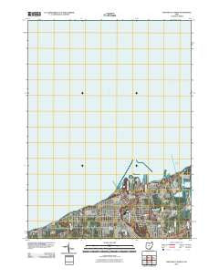 Ashtabula North Ohio Historical topographic map, 1:24000 scale, 7.5 X 7.5 Minute, Year 2010