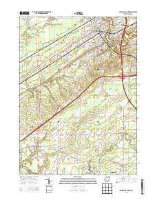 Ashtabula South Ohio Historical topographic map, 1:24000 scale, 7.5 X 7.5 Minute, Year 2013