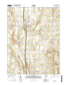 Ashville Ohio Current topographic map, 1:24000 scale, 7.5 X 7.5 Minute, Year 2016