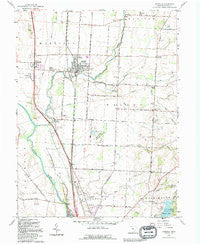 Ashville Ohio Historical topographic map, 1:24000 scale, 7.5 X 7.5 Minute, Year 1992