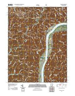 Athalia Ohio Historical topographic map, 1:24000 scale, 7.5 X 7.5 Minute, Year 2011
