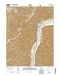 Athalia Ohio Historical topographic map, 1:24000 scale, 7.5 X 7.5 Minute, Year 2013