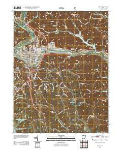 Athens Ohio Historical topographic map, 1:24000 scale, 7.5 X 7.5 Minute, Year 2011