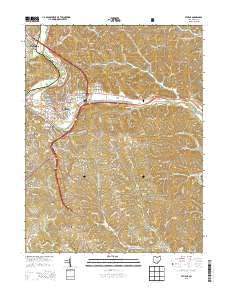 Athens Ohio Historical topographic map, 1:24000 scale, 7.5 X 7.5 Minute, Year 2013