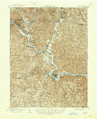 Athens Ohio Historical topographic map, 1:62500 scale, 15 X 15 Minute, Year 1905