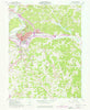 Athens Ohio Historical topographic map, 1:24000 scale, 7.5 X 7.5 Minute, Year 1961