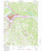 Athens Ohio Historical topographic map, 1:24000 scale, 7.5 X 7.5 Minute, Year 1961