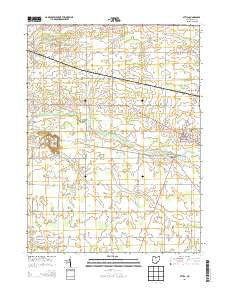 Attica Ohio Historical topographic map, 1:24000 scale, 7.5 X 7.5 Minute, Year 2013