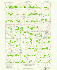 Attica Ohio Historical topographic map, 1:24000 scale, 7.5 X 7.5 Minute, Year 1960