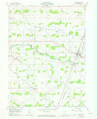 Attica Ohio Historical topographic map, 1:24000 scale, 7.5 X 7.5 Minute, Year 1960