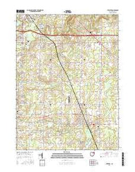 Atwater Ohio Current topographic map, 1:24000 scale, 7.5 X 7.5 Minute, Year 2016