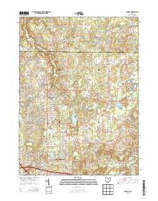 Aurora Ohio Historical topographic map, 1:24000 scale, 7.5 X 7.5 Minute, Year 2013