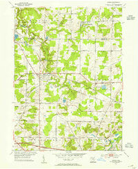 Aurora Ohio Historical topographic map, 1:24000 scale, 7.5 X 7.5 Minute, Year 1953