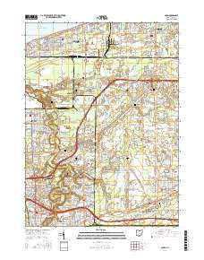 Avon Ohio Current topographic map, 1:24000 scale, 7.5 X 7.5 Minute, Year 2016