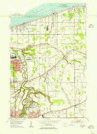 Avon Ohio Historical topographic map, 1:24000 scale, 7.5 X 7.5 Minute, Year 1953