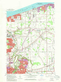 Avon Ohio Historical topographic map, 1:24000 scale, 7.5 X 7.5 Minute, Year 1963