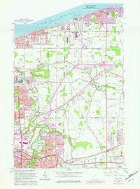 Avon Ohio Historical topographic map, 1:24000 scale, 7.5 X 7.5 Minute, Year 1963