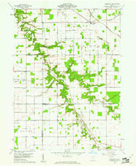 Ayersville Ohio Historical topographic map, 1:24000 scale, 7.5 X 7.5 Minute, Year 1960