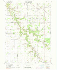 Ayersville Ohio Historical topographic map, 1:24000 scale, 7.5 X 7.5 Minute, Year 1960