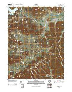 Bainbridge Ohio Historical topographic map, 1:24000 scale, 7.5 X 7.5 Minute, Year 2010