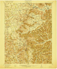Bainbridge Ohio Historical topographic map, 1:62500 scale, 15 X 15 Minute, Year 1917