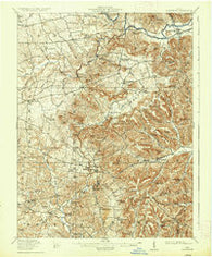 Bainbridge Ohio Historical topographic map, 1:62500 scale, 15 X 15 Minute, Year 1917