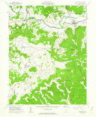 Bainbridge Ohio Historical topographic map, 1:24000 scale, 7.5 X 7.5 Minute, Year 1961