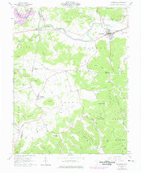 Bainbridge Ohio Historical topographic map, 1:24000 scale, 7.5 X 7.5 Minute, Year 1961
