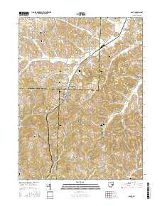 Baltic Ohio Current topographic map, 1:24000 scale, 7.5 X 7.5 Minute, Year 2016