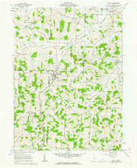 Baltic Ohio Historical topographic map, 1:24000 scale, 7.5 X 7.5 Minute, Year 1961