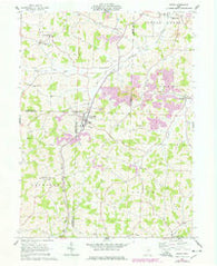 Baltic Ohio Historical topographic map, 1:24000 scale, 7.5 X 7.5 Minute, Year 1961