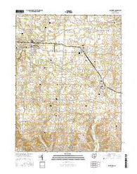 Baltimore Ohio Current topographic map, 1:24000 scale, 7.5 X 7.5 Minute, Year 2016