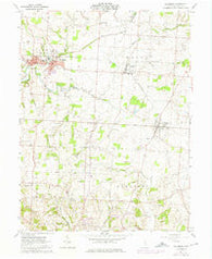 Baltimore Ohio Historical topographic map, 1:24000 scale, 7.5 X 7.5 Minute, Year 1961