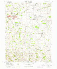 Baltimore Ohio Historical topographic map, 1:24000 scale, 7.5 X 7.5 Minute, Year 1961