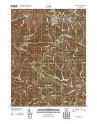 Barnesville Ohio Historical topographic map, 1:24000 scale, 7.5 X 7.5 Minute, Year 2010