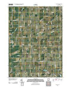 Bascom Ohio Historical topographic map, 1:24000 scale, 7.5 X 7.5 Minute, Year 2010